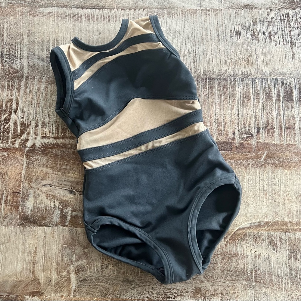 Five Dancewear girls gray leotard Size Child Medium